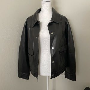 NWT Vegan Leather jacket